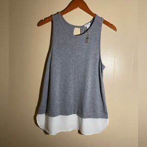 NWT JCrew layered tank shirt size Medium